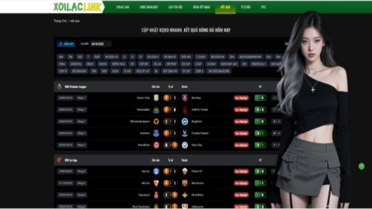 Xoilac Link: Your Trusted Platform for Football Results